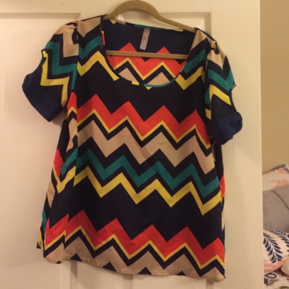 Chevron patterned shirt