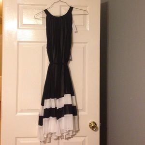 Black and white dress
