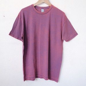 Pacific red & purple marbled beach goth tee