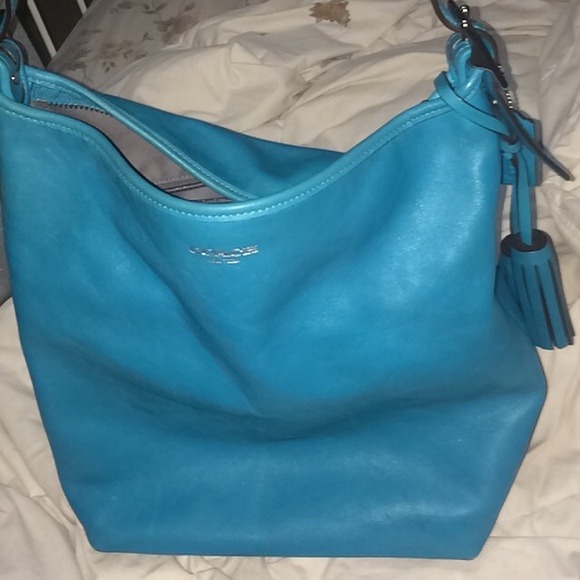 Final Price Coach leather cross body hobo bag