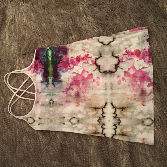 RARE LuLu Lemon tie dye yoga top