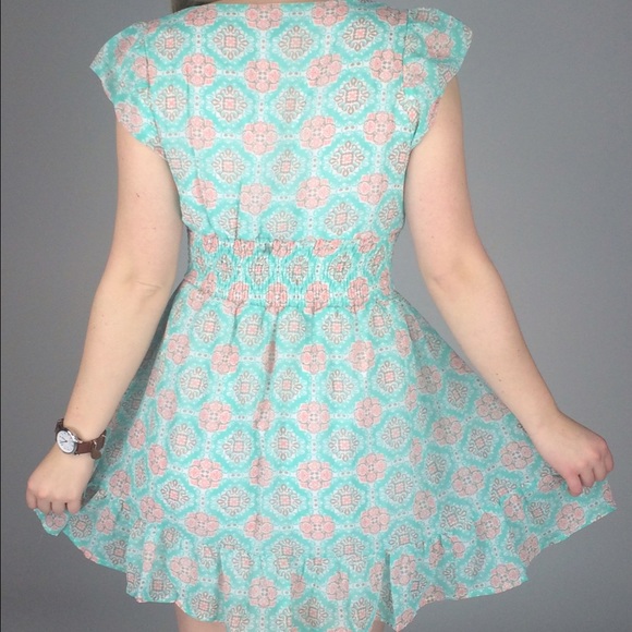 Flirty Mint Green Dress - Picture 3 of 4