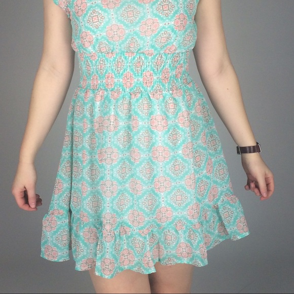 Flirty Mint Green Dress - Picture 4 of 4