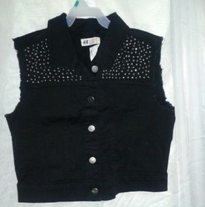 A black biker jacket