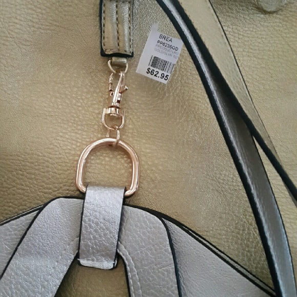 Gold and silver  tote bag - Picture 2 of 4