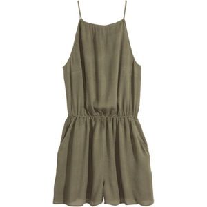 Green H&M romper