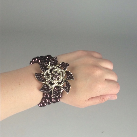 Deep Purple Statement Bracelet - Picture 2 of 3