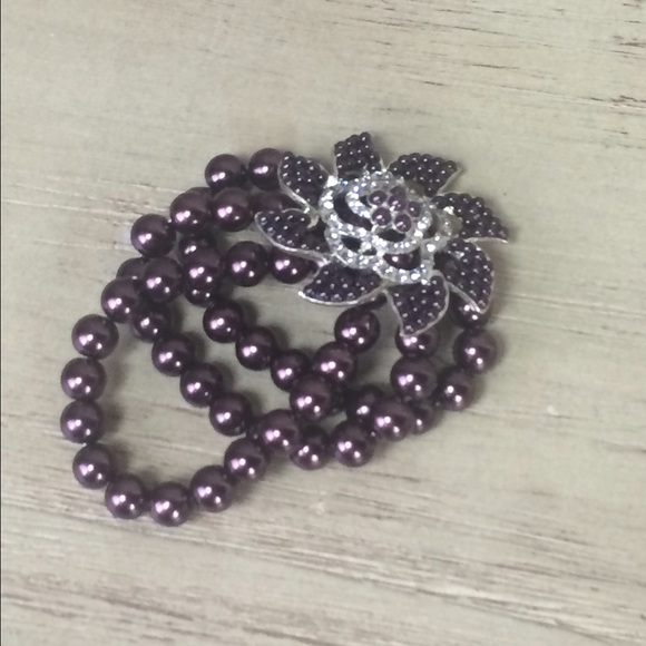 Deep Purple Statement Bracelet - Picture 3 of 3