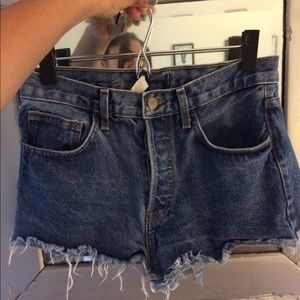 Denim shorts