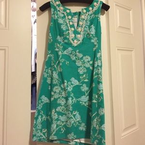 Lilly Pulitzer shift dress with beading detail