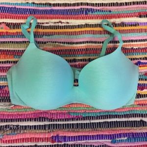 VS Pink Seafoam Green Campus Light Lift Bra