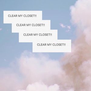 Clear my closet! Make offers!