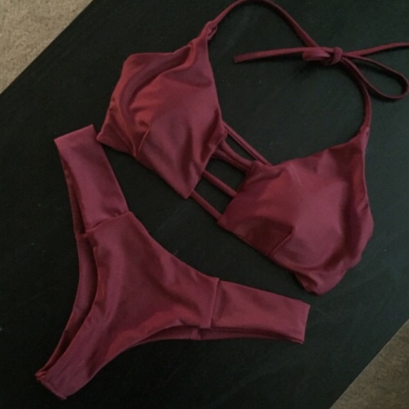 Nasty Gal Other - Maroon Bikini!
