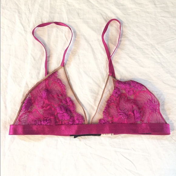 For love and lemons pink bra