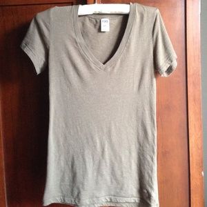 Victoria's Secret "PINK" olive green v-neck