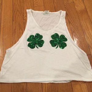 Victoria's Secret shamrock shirt