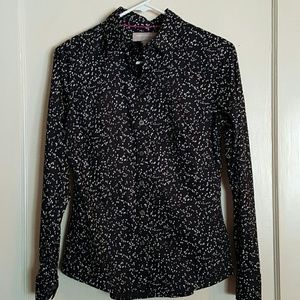 Banana Republic Black with White Speckles