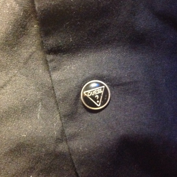 Black Guess Button down - Picture 3 of 3