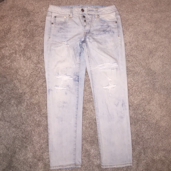 American eagle crop boyfriend fit jeans