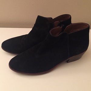 Sam Edelman Petty Booties- black suede