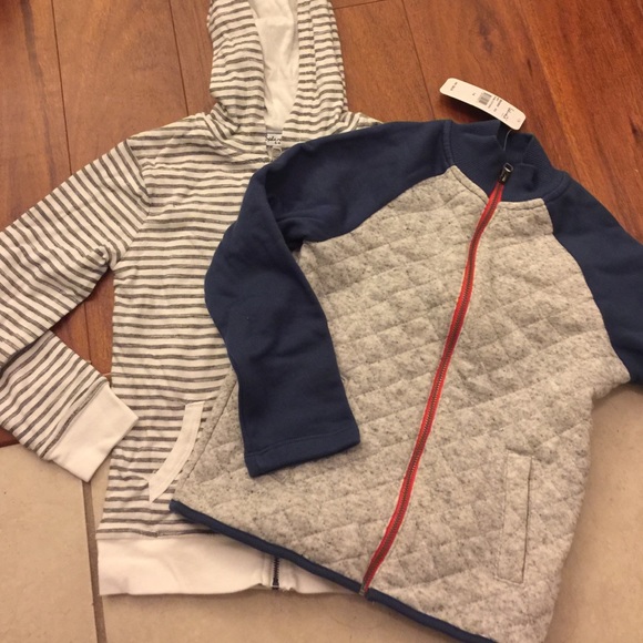 2 Cotton jackets for 5-6 year old boys