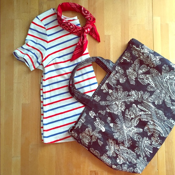Canvas crossbody tote - Picture 1 of 4
