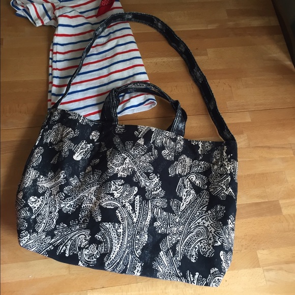 Canvas crossbody tote - Picture 2 of 4