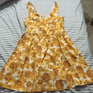 Yellow Floral Dress