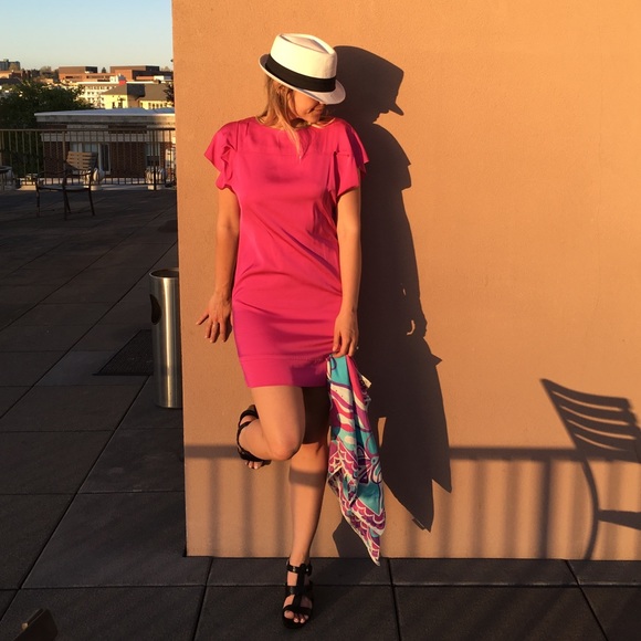Magenta Trina Turk shift dress