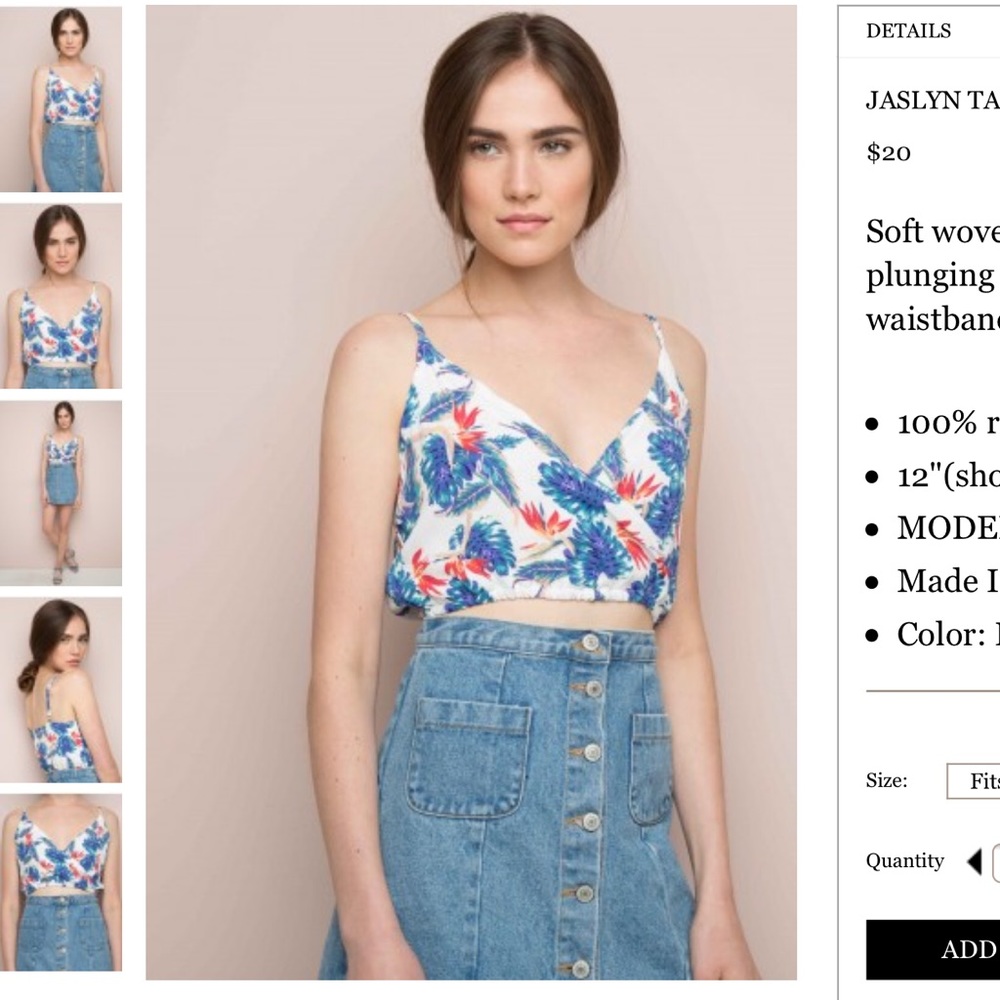 BNWT bird of paradise Jaslyn top - Picture 4 of 5