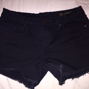Blank NYC black Jean shorts