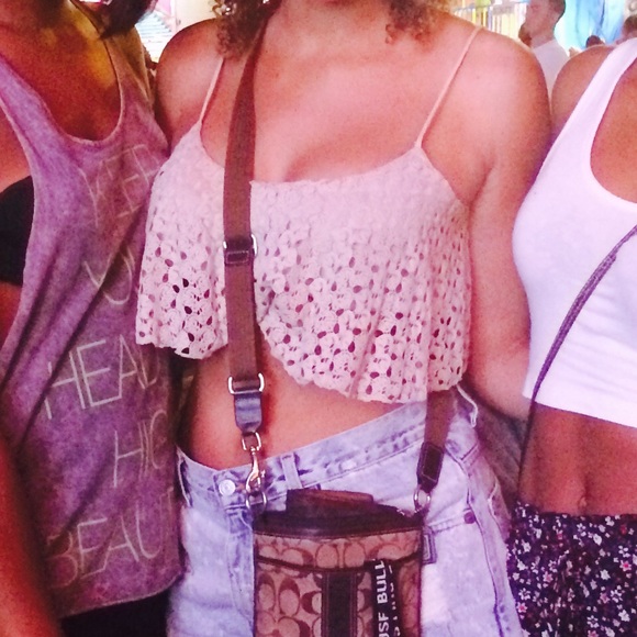 Tan Crop Top