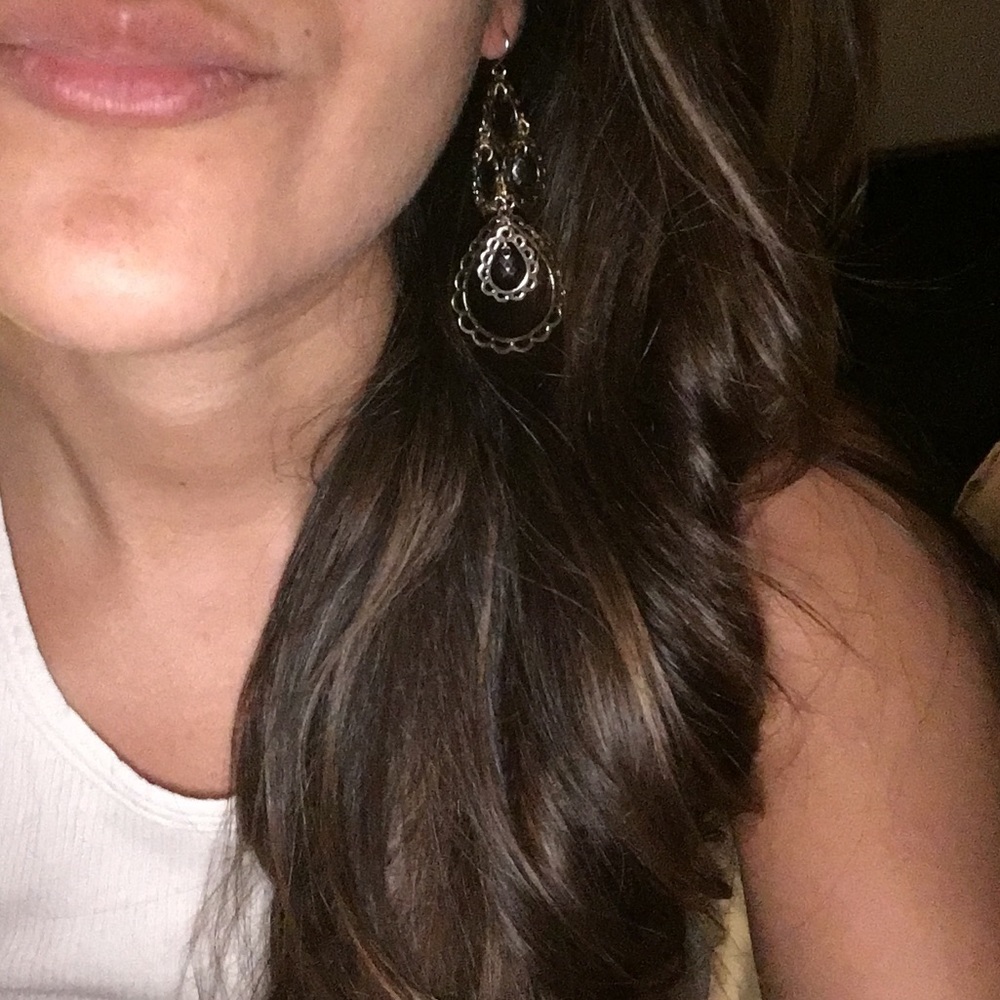 Gorgeous gold earrings - Picture 5 of 8