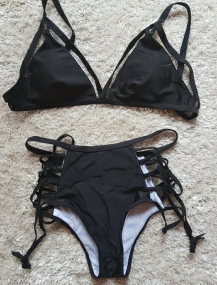 Sexy Cut Out Bikini Women Strappy Bathing Suit - Picture 3 of 3