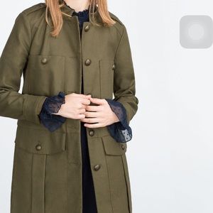 SALE! NWT ZARA MILITARY JACKET WOMEN SIZE M