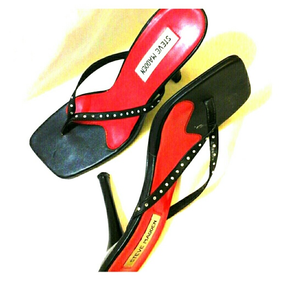 steve madden thong heels