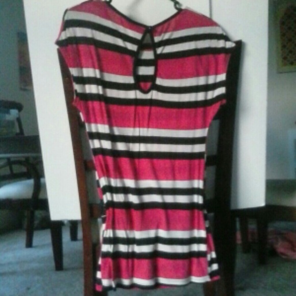 Deb striped belted top - Picture 2 of 4