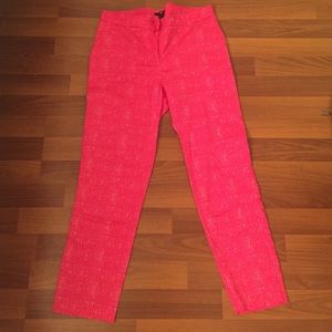 Hot Pink Ankle Length Slacks