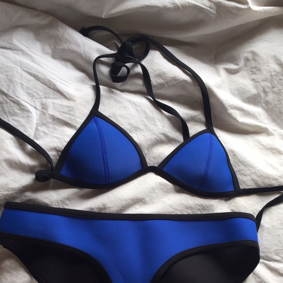 Triangl Malibu Blue Bikini Top