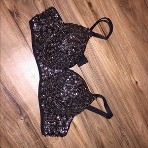 Sequin bra. Size M/L. Worn once.