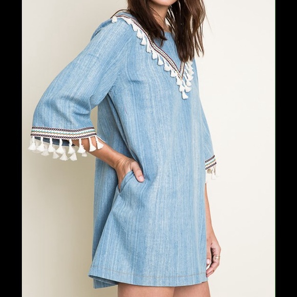 💕 SUMMER SALE 💕 Avery Landslide Tassel Dress - Picture 4 of 4