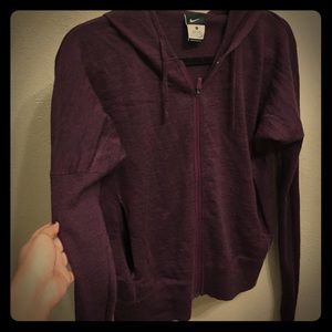 NIKE | Hooded Jacket Burgundy