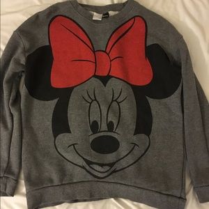 *SOLD Disney | Minnie Mouse Crewneck Sweater Gray