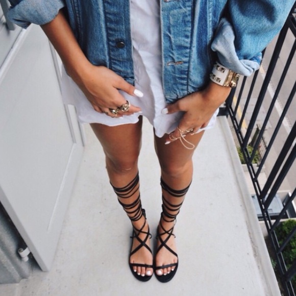 lace up gladiator sandals