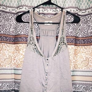 Hollister Beaded Tank