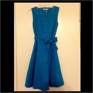Electric Blue Calvin Klein spring/summer dress.