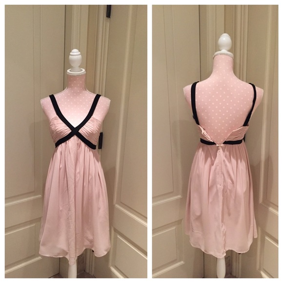 Pretty H&M Blush Colored Cocktail Dress, 4