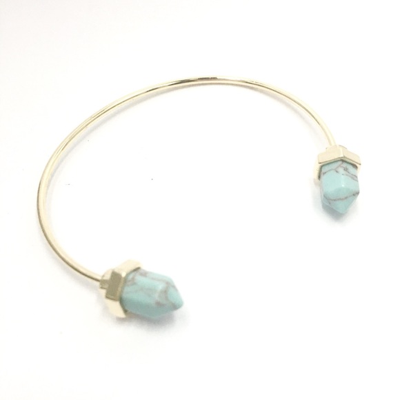 1 Pc. Turquoise Prism Bangle