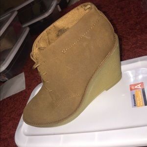 Wedge booties