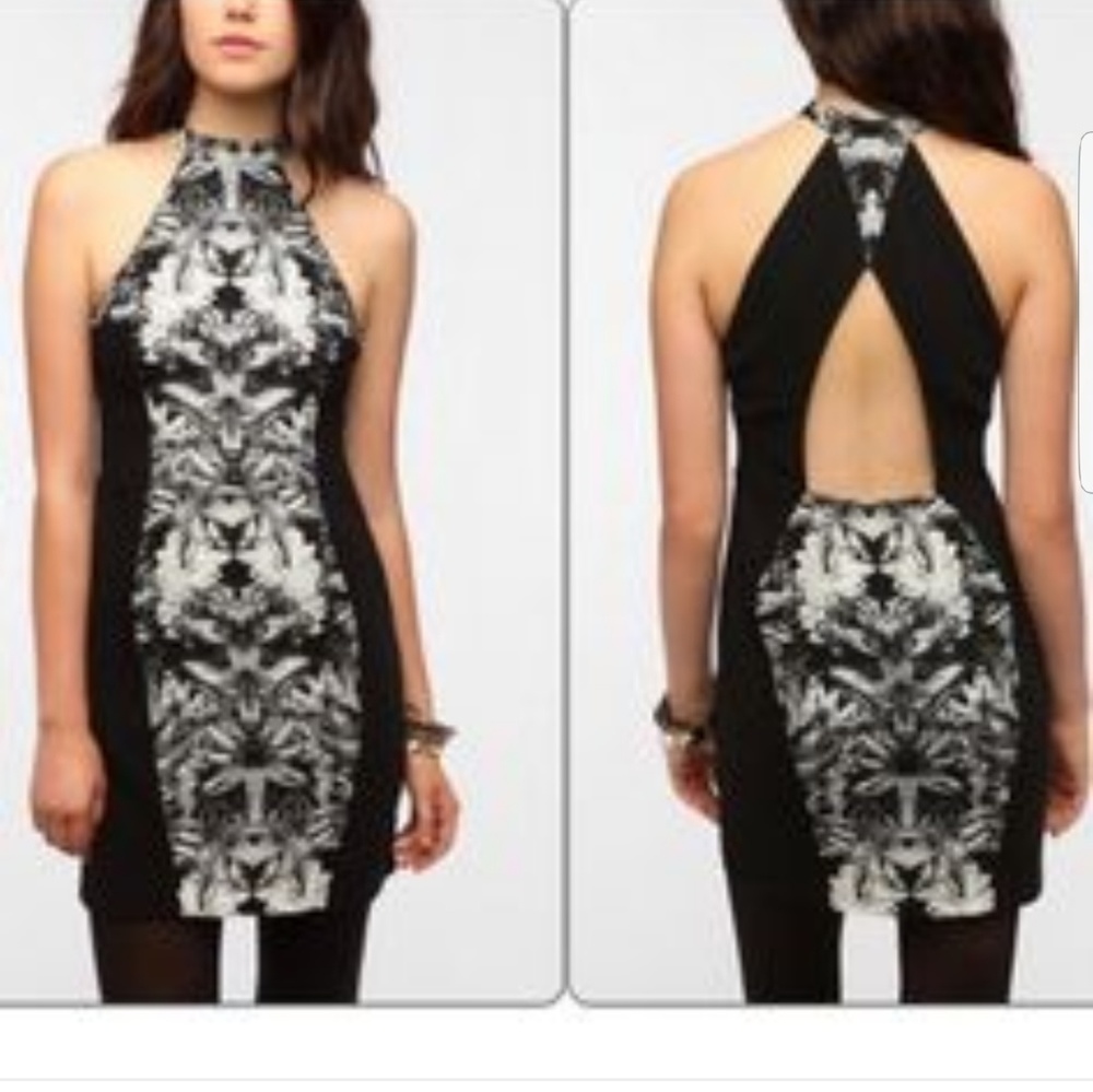 Silence & Noise Cutout dress